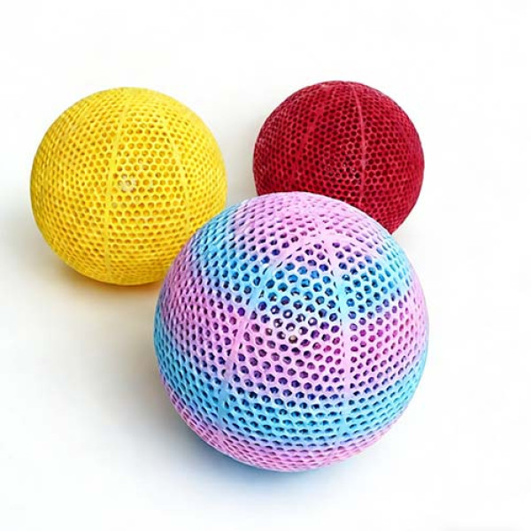 3D打印篮球-舒适手感，静音镂空设计，无需充气